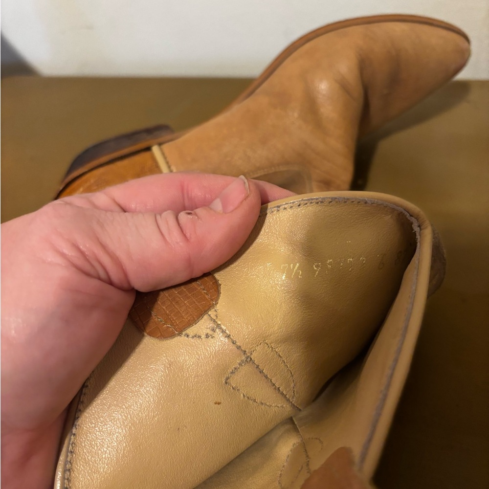 Brown Western Cowboy Boots 71/2 - Picture 8 of 8